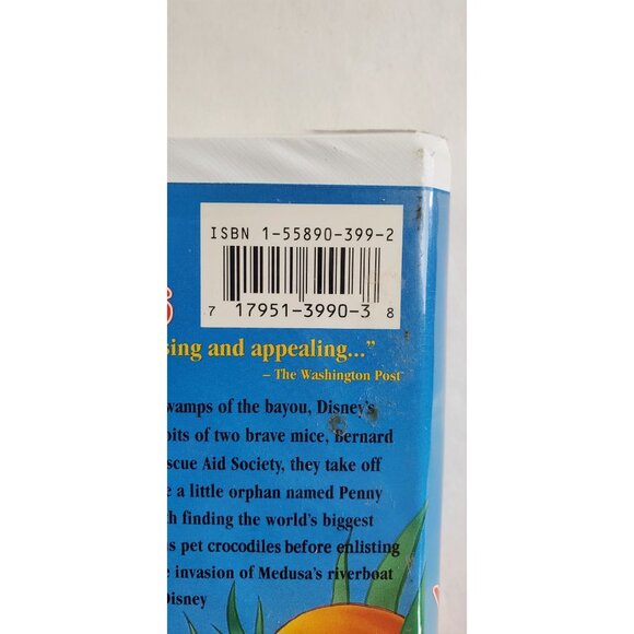 The Rescuers VHS Tape - Walt Disney Black Diamond Classics - Picture 3 of 6